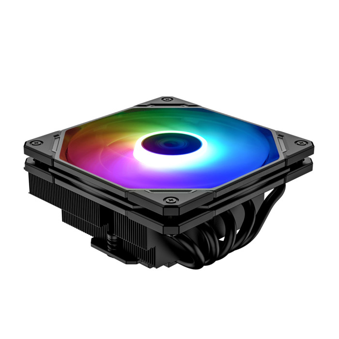 Cooler ID-Cooling, for S1700/1200/115x/AMD, IS-55 ARGB, 125W, 12cm fan, 500-2000rpm, 54.6CFM, 4pin