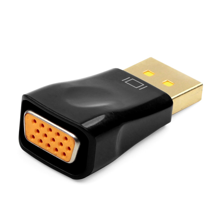 Converter, DisplayPort -> D-Sub (VGA), m/f, Cablexpert A-DPM-VGAF-01