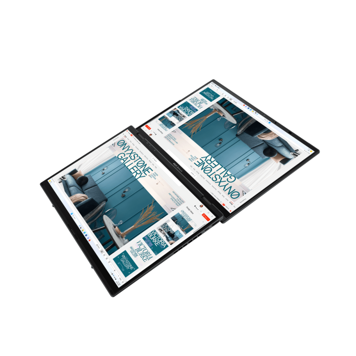 Ультрабук ASUS Zenbook DUO UX8406CA-QL078W, Core Ultra 9 285H-2,9/1TB SSD/32GB/14" FHD Touch/Win11