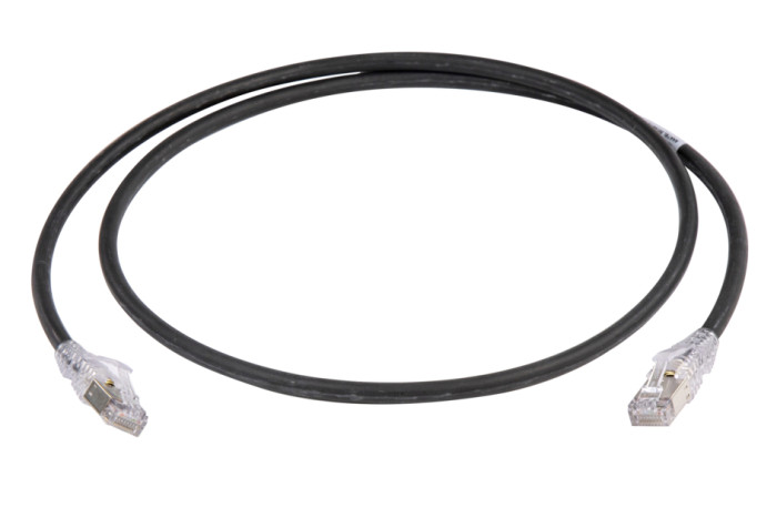 Patch-cord NETCONNECT RJ45 Cat.6A S/FTP LZ SR Wh 1,0 m