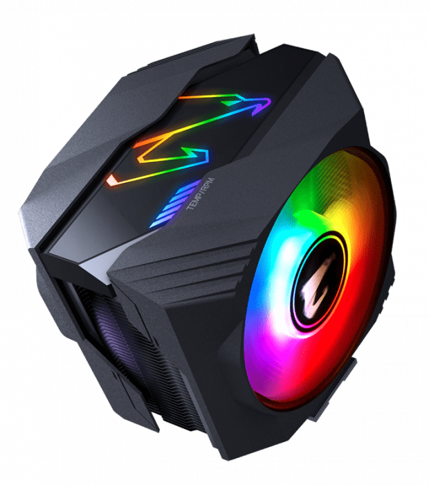 Кулер для процессора AORUS ATC800, 6xCopper Pipes, 2xRGB 120mm RGB FAN, Intel 1200,1700, AMD AM5, AM4, TDP 250W, BOX