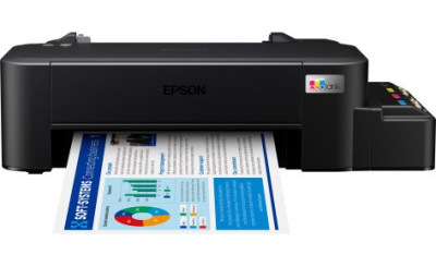 Принтер струйные цветной Epson L121 А4, C11CD76414, 4,5 стр/мин, USB, СНПЧ