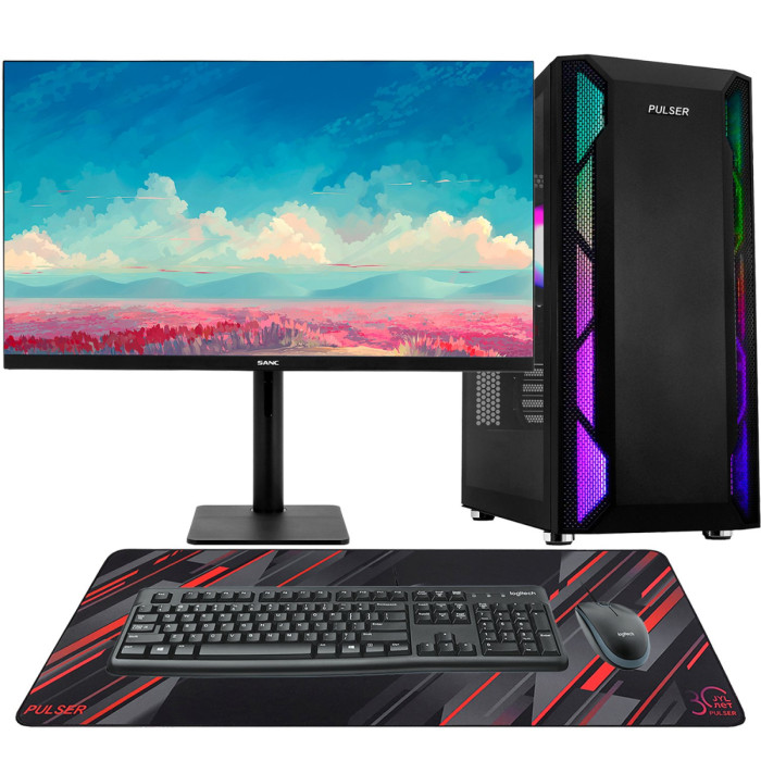 Core i5-14400F-2.5GHz/B760/RAM 32GB/SSD 1TB (M.2)/RTX5060 OC -8GB/no DVD/700W//Монитор 27" Sanc 280