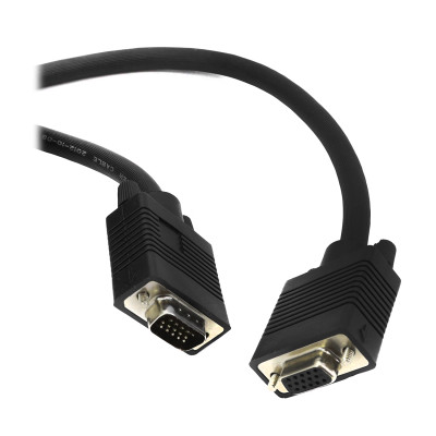 Cable SVGA 15m/15f (удлинитель), экранированный, 20м, Ship VG004M/F-20P, black