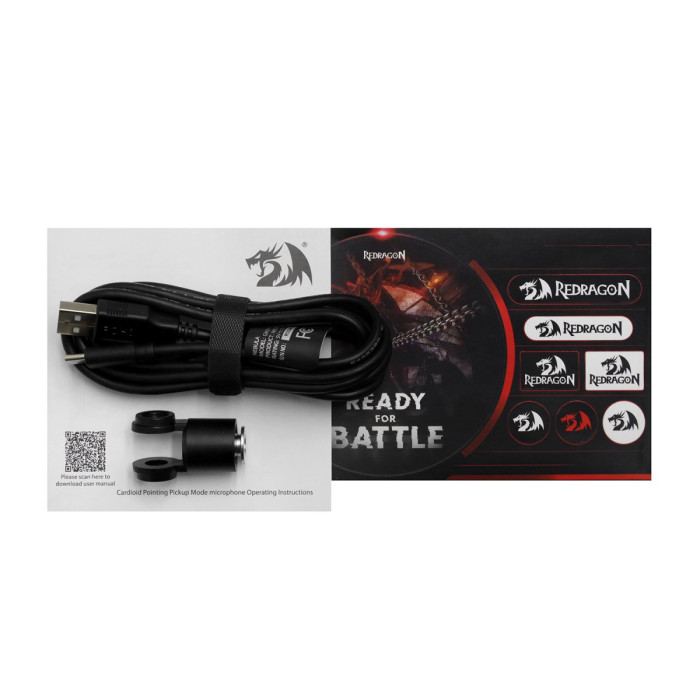 Microphone Redragon Echowave GM305, 30-18000Hz, -42dB, 1.5m cable, black