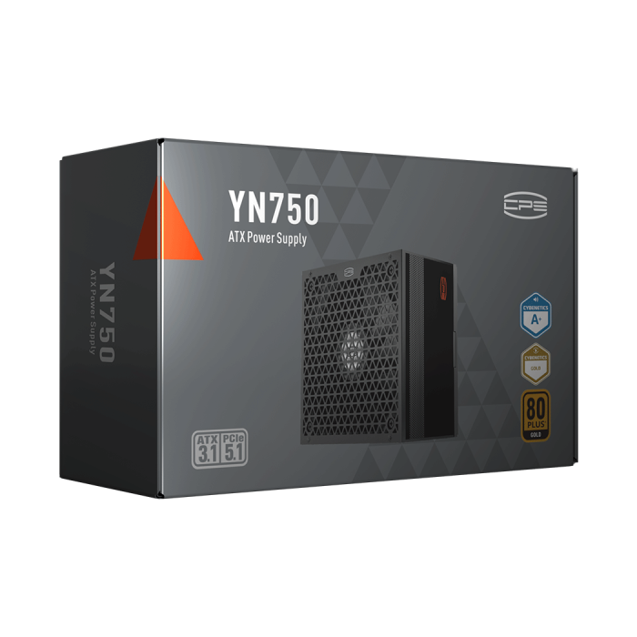 Блок питания PCCooler YN750, 750W, Modular, 80+ GOLD, Fan 135mm, P5-YN750-G1F