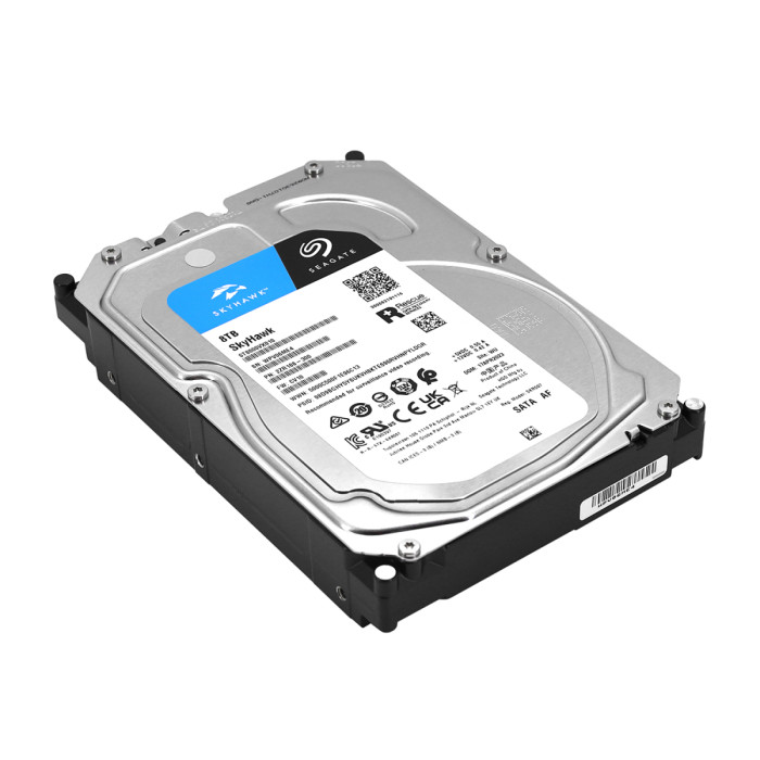 HDD SATA  8000 GB Seagate SkyHawk, ST8000VX010, 7200rpm, 256MB cache, SATA 6 Gb/s