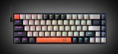 Клавиатура игровая механическая Redragon Ryze черный