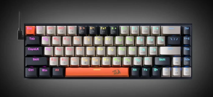 Клавиатура игровая механическая Redragon Ryze черный