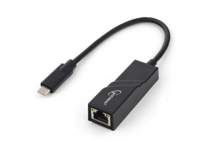 NIC USB, 10/1000 Mb, Gembird A-CM-LAN-01, Type-C LAN