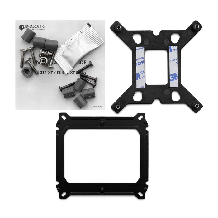 Cooler ID-Cooling, for S1700/1200/115x/AMD, SE-214-XT ARGB, 180W, 12cm fan, 500-1500rpm, 68.2CFM