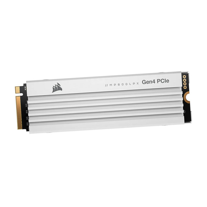 SSD M.2 PCIe 2 TB Corsair MP600 PRO LPX, CSSD-F2000GBMP600PLPW, PCIe 4.0 x4, NVMe, white