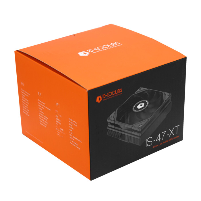 Cooler ID-Cooling, for S1700/1200/115x/AMD, IS-47-XT, 95W, 9cm fan, 800-2800rpm, 46CFM, 4pin