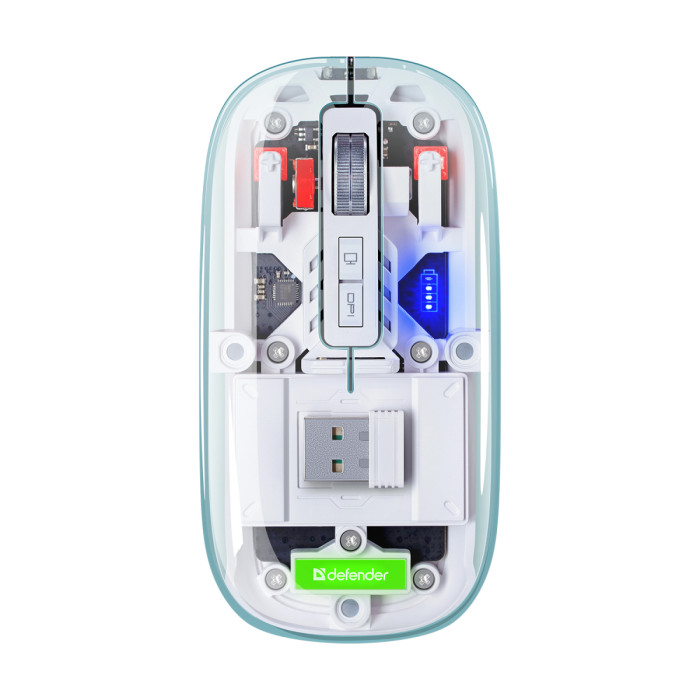 Mouse Defender Ixes MM-999 LED, Wireless, Optical 2400 dpi, 4 buttons USB, (52999)