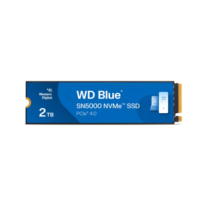 Твердотельный накопитель 2000GB SSD WD BLUE SN5000 M.2 2280 NVMe 4.0 R5150/W4850 WDS200T4B0E-00CNZ0
