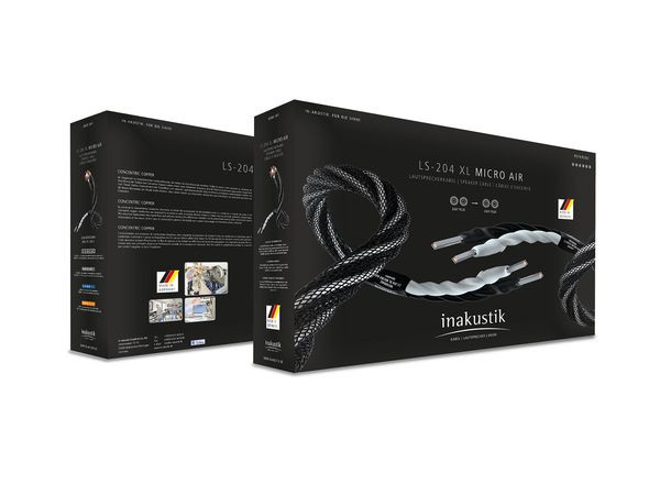 Inakustik Кабель акустический Reference LS-204 XL Micro AIR Set 2x3,0m BFA Banana EAN:4001985519620