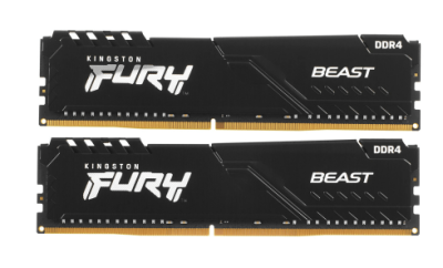 Оперативная память 32GB Kit (2x16Gb) DDR4 3200MHz Kingston FURY Beast Black CL16 KF432C16BB1K2/32WP