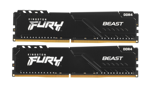 Оперативная память 32GB Kit (2x16Gb) DDR4 3200MHz Kingston FURY Beast Black CL16 KF432C16BB1K2/32WP