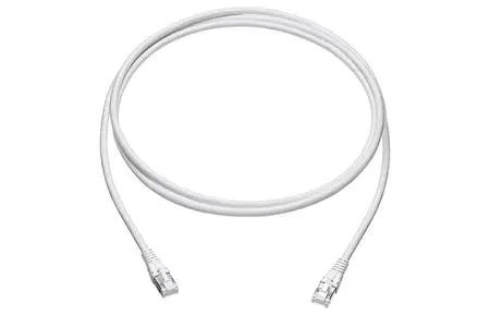 Patch-cord NETCONNECT® RJ45 Cat.Ultra Slim 6A S/FTP, AWG 30, stranded, LSZH, white, 3 m