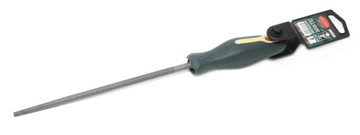 Напильник круглый 8"-200мм, на пластиковом держателе 19032       RF-5056P38