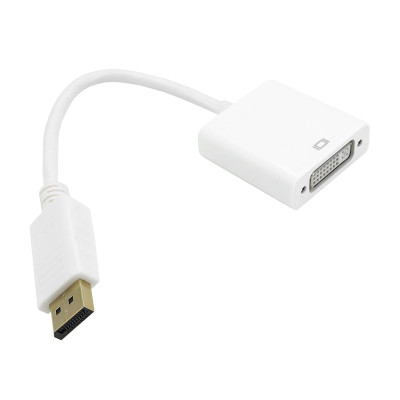 Converter, DisplayPort -&gt; DVI, m/f, Cablexpert A-DPM-DVIF-002-W, white