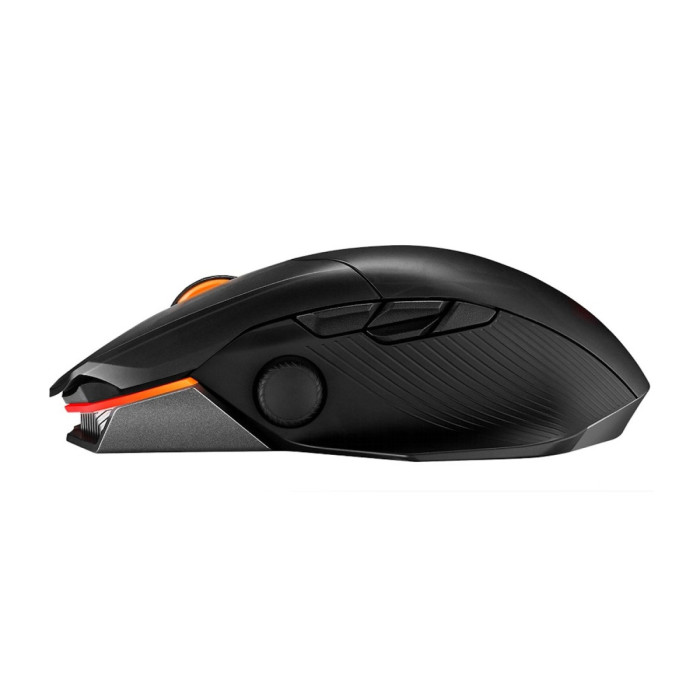 Mouse ASUS P708 ROG CHAKRAM X Origin, Wireless, BT 5.2/2.4GHz, Optical 36000 dpi, USB, black