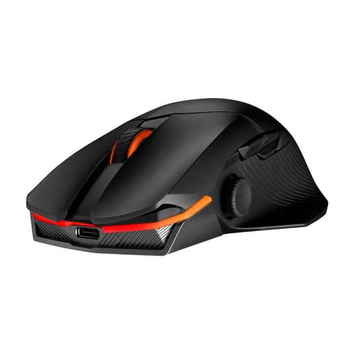 Mouse ASUS P708 ROG CHAKRAM X Origin, Wireless, BT 5.2/2.4GHz, Optical 36000 dpi, USB, black