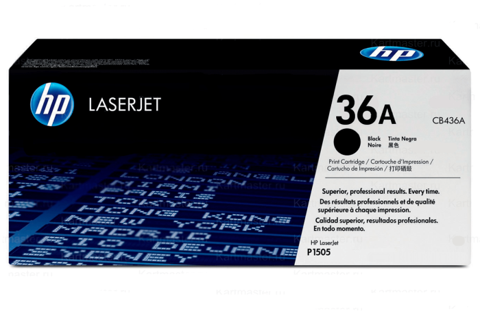 Картридж лазерный НP CB436AC Black