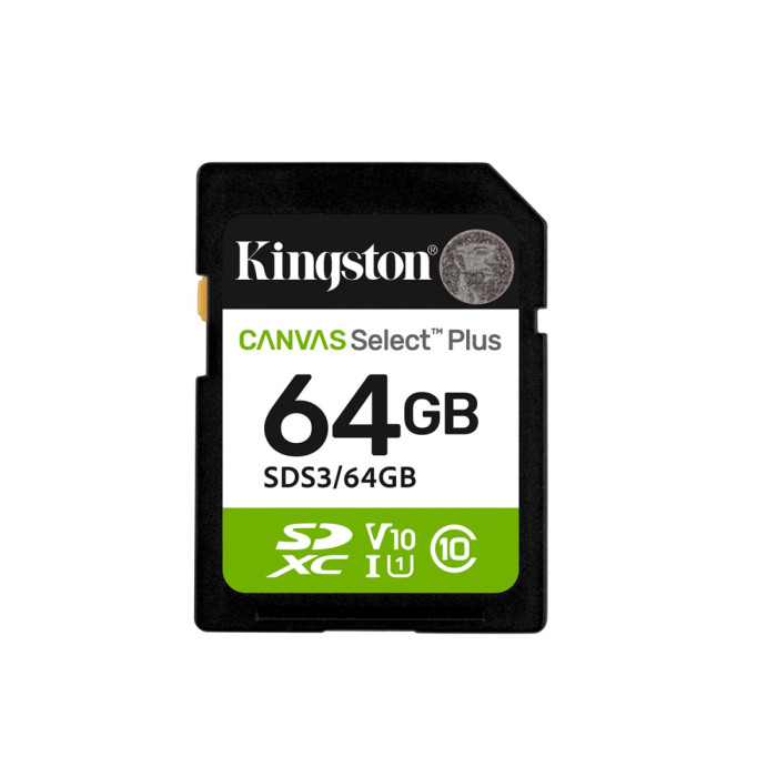 MemoryCard microSDXC  64GB, Kingston SDS3/64GB, Class 10, UHS-I (U1), Video Class 10
