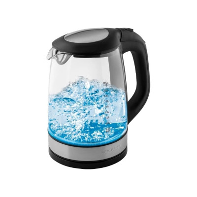 Чайник электрический, Scarlett, SC-EK27G19, Мощность 2200 Вт, Объем 2.2 л, Индикация уровня воды, Фильтр, Подсветка, Цвет черный