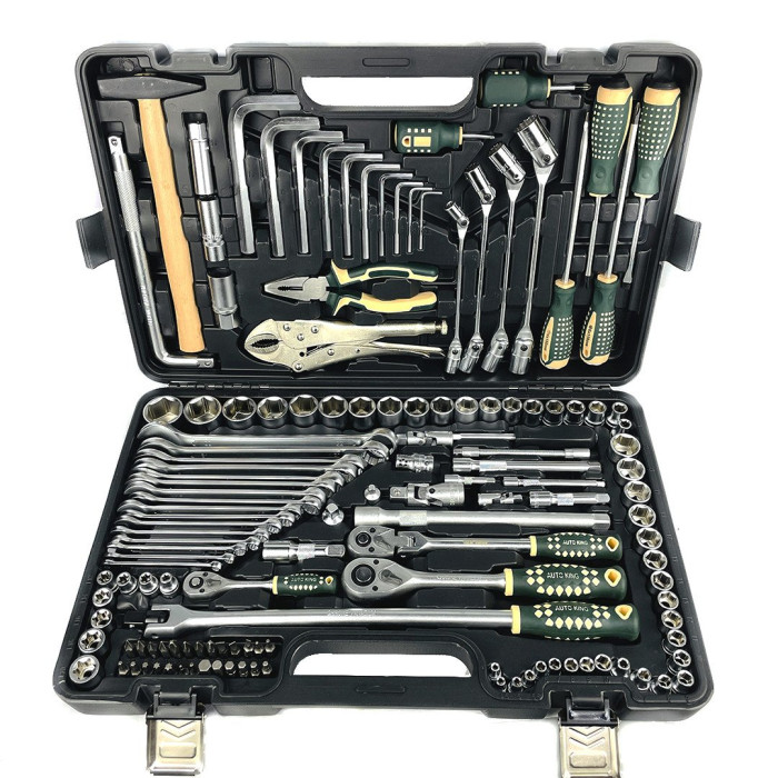 Набор инструментов 138пр. 1/4" 3/8" 1/2" (6-гр.)(4-32мм) AK017 AK-138