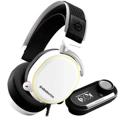 Наушники-гарнитура игровые SteelSeries Arctis Pro + GameDAC 61454 белый