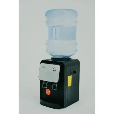 Кулер для воды Bona 15TA (S) черный/серебристый – настольный диспенсер с нагревом и охлаждением