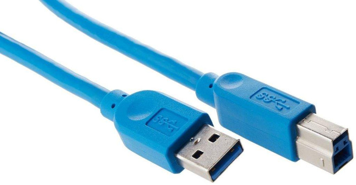 Кабель Manhattan USB 3.0, A(M)/B(M), 2 м, синий 322430