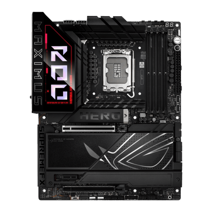 Материнская плата ASUS ROG MAXIMUS Z890 HERO, LGA1851 4xDDR5 4xSATA3 6xM.2 HDMI USB-C ATX