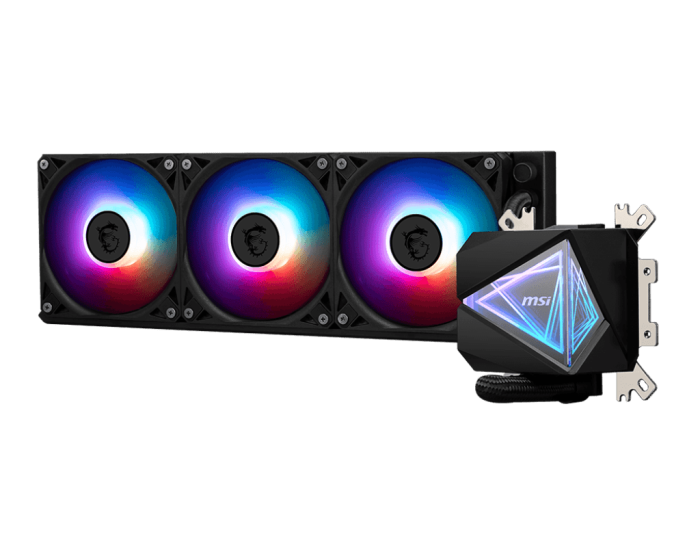 Водяное охлаждение для CPU MSI MAG CORELIQUID I360 Socket Intel/AMD, ARGB, 3pin, Fan 3x120см