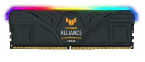Оперативная память 64GB Kit (2x32GB) GEIL GEMINI RGB TUF 5200Mhz DDR5 CL38 GMST564GB5200C38BDC Black