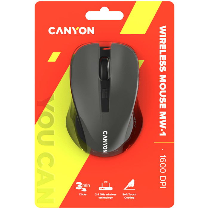 CANYON mouse MW-1 Wireless Grey