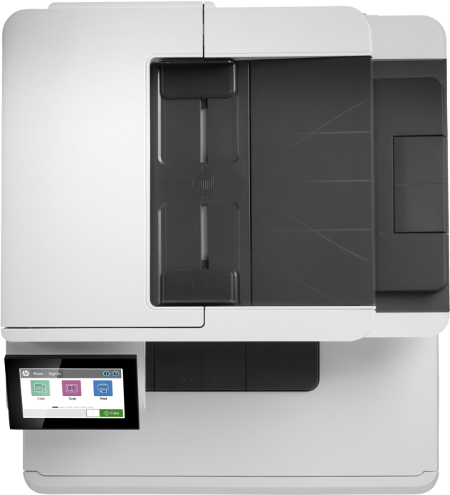 МФУ HP Color LaserJet Enterprise MFP M480f Printer/Scanner/Copier/Fax, A4, 600x600 dpi, 27(27)ppm, 2Gb, 800 Mhz, 2trays 50+250,ADF50, Duplex, USB/GigEth, Duty cycle - 55 000