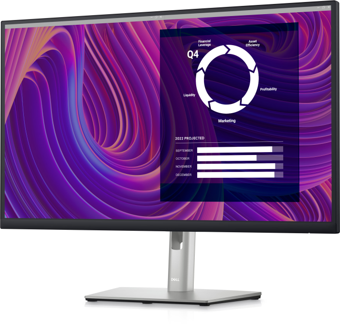 Dell 24 Monitor - P2423D - 60.5cm (23.8")/IPS QHD 2560 x 1440 at 60 Hz/DisplayPort 1.2,HDMI,USB 3.2 Gen 1 upstream,4 x USB 3.2 Gen 1 downstream/3Yr W