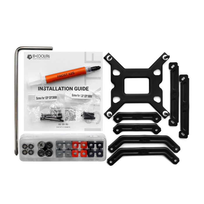 Cooler ID-Cooling, for S1700/1200/115x/AMD, IS-67-XT BLACK, 150W, 500-2200rpm, 4pin