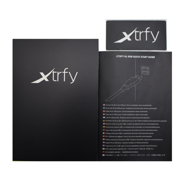 KeyBoard  USB, XTRFY K4 TKL RGB (XG-K4-RGB-TKL-WH-R-RU), White