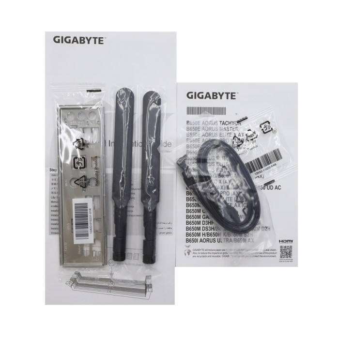 MB Socket AM5, ATX, AMD B650 (DP+HDMI), Gigabyte B650 UD AX, 4DDR5, PCIx16