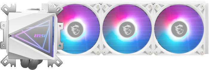 Водяное охлаждение для CPU MSI MAG CORELIQUID I360 WHITE Socket Intel/AMD, ARGB, 3pin, Fan 3x120см