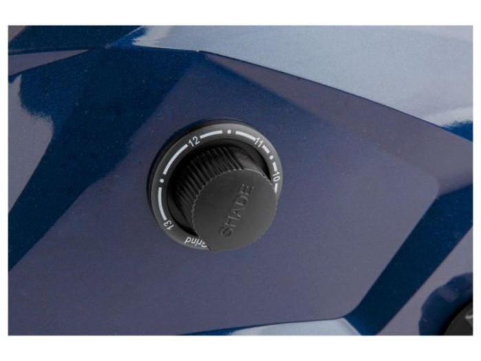 Щиток сварщика  с самозатемняющимся светофильтром Solaris ASF650Х (синий металлик)