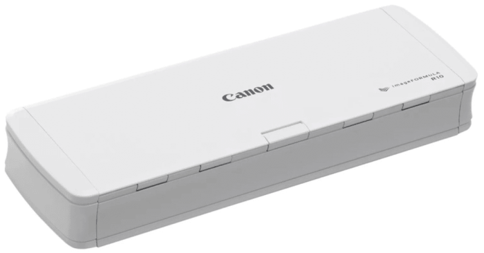 Сканер imageFORMULA R10 (A4),600 dpi, 12 стр./мин, АПД 20 листов, Однопроходное двустороннее сканирование, USB 2.0