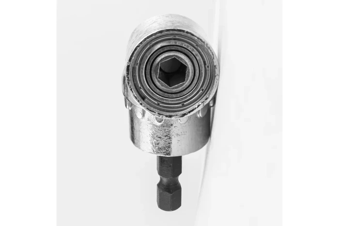 Адаптер-переходник угловой для шуруповерта 1/4"(F),в блистере. 49019 F-04632