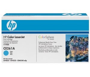 Картридж HP CE261A (648A) голубой