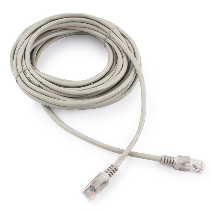 Cable  Patch cord  UTP 5e-Cat  7.5 m Cablexpert PP10-7.5M, серый