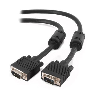 Cable SVGA 15m/15m (for KVM - switch box), экранированный,  3м, Cablexpert, CC-PPVGA-10-B